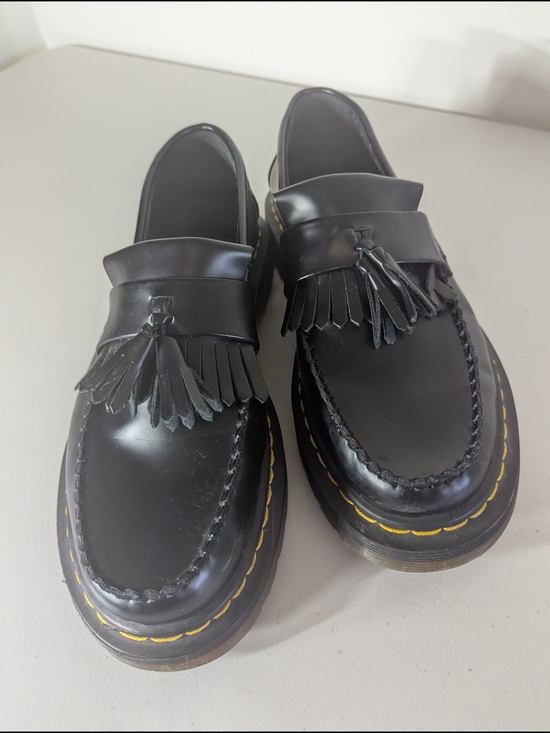 Dr. Martens Other - Dr. Martens Adrian Tassel Loafers Blck Smooth Leather SlipOn Shoes Men’s AirWave